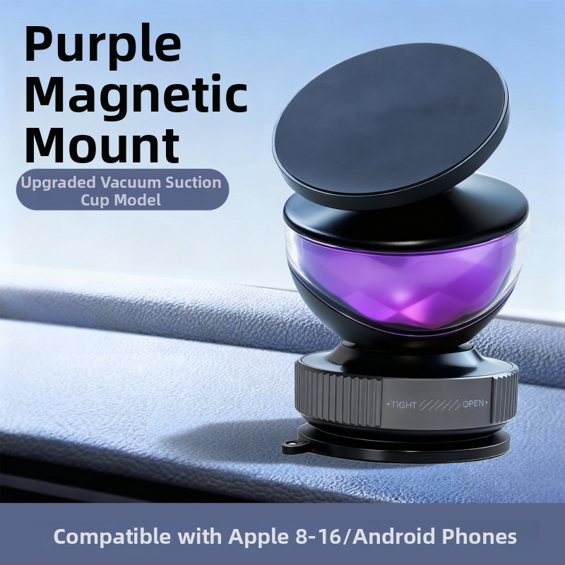 Suport magnetic pentru telefon pe bord – Compatibil MagSafe, Balon de suspensie separat, Material ABS, Anti-șoc, Design creativ personalizabil