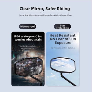 JC-H001 Galinio vaizdo veidrodžio vaizdo registratorius, 140° matymo kampas, 2MP, palaiko TF kortelę iki 128GB