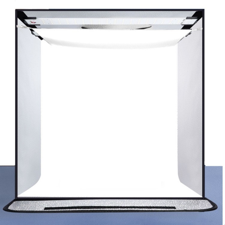 Studijas LED Produktu Fotogrāfijas Gaismas Lodziņš | Alumīnija rāmis, Mīksta gaismas audums, Ekrāns, Zīmols Leitesheng, Ražošanas laukums 40/50/60