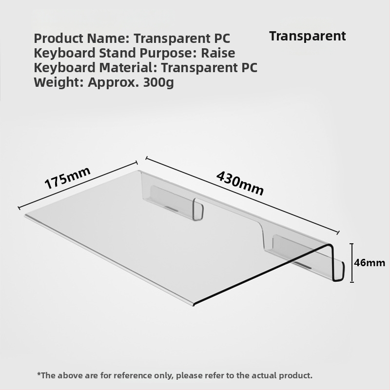 Rokas palikšanas spilventiņš tastatūras statīvam – PVC, vienpusējs, ūdensizturīgs, pretslīdīgs, nodilumizturīgs