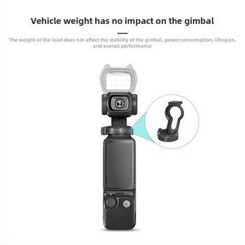 Magnetické LED osvetlenie pre DJI Pocket3 a OSMO Pocket2 – magnetické uchytenie, kompaktné osvetlenie pre vlog