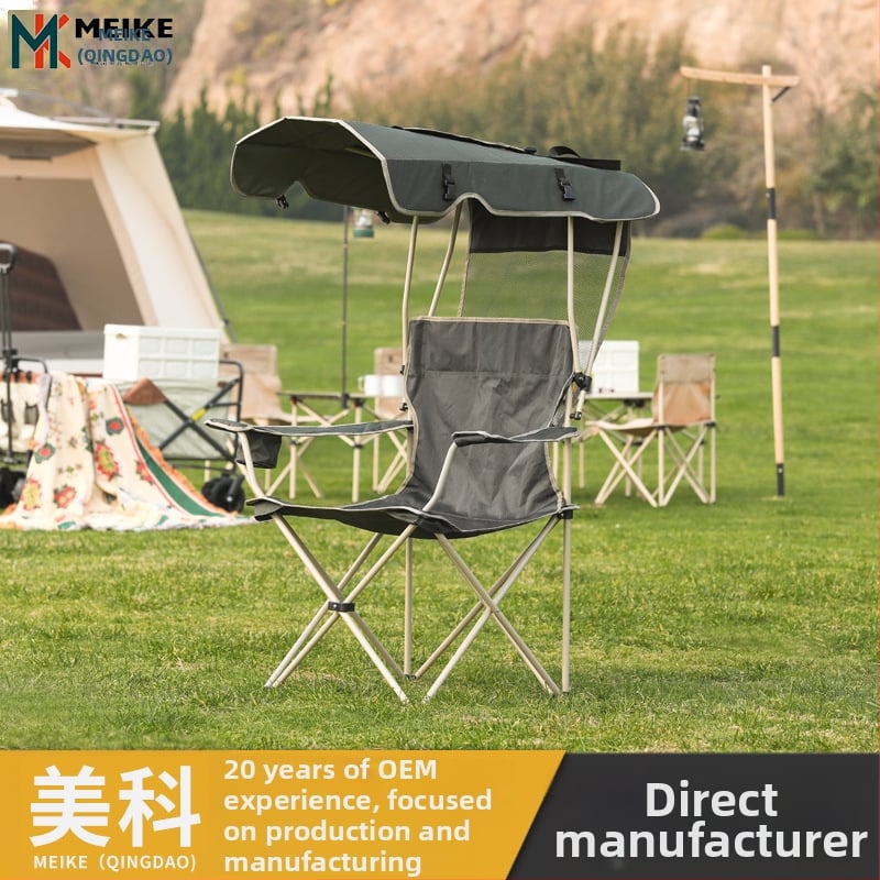 Scaun pliabil de camping, cadru din oțel și pânză Oxford – 5,3 kg, Shang Pai MK, pentru camping, pescuit și schițe