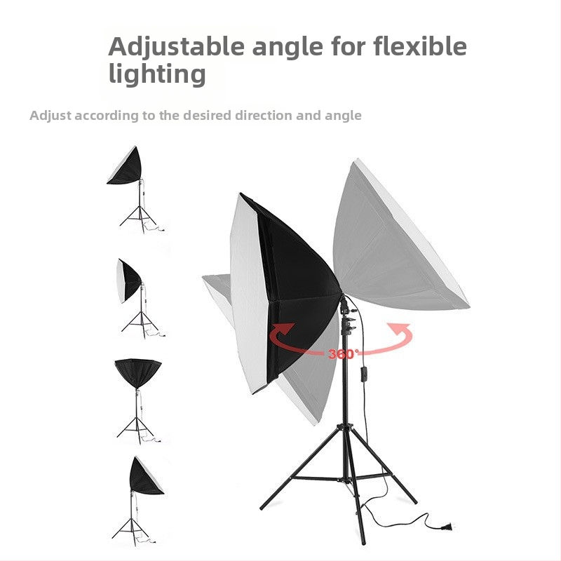 Októgonálny softbox s dážnikovým štýlom, skladací, 101–150W, 110–220V, pre fotografovanie, live prenosy a krása