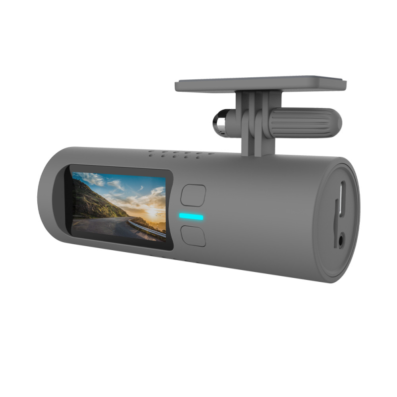 4K priekyje ir galinė dviguba vaizdo kamera automobiliui, 170° platus kampas, 2160p raiška, ciklinis įrašymas, Wi‑Fi