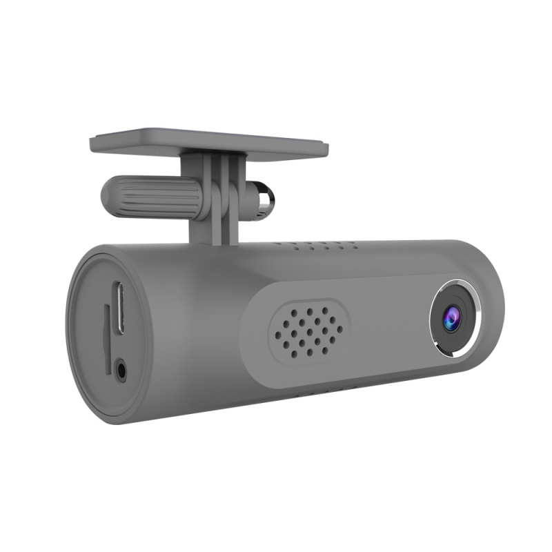 4K priekyje ir galinė dviguba vaizdo kamera automobiliui, 170° platus kampas, 2160p raiška, ciklinis įrašymas, Wi‑Fi