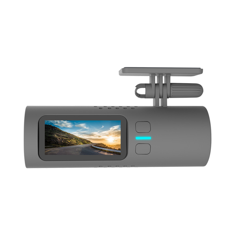 4K priekyje ir galinė dviguba vaizdo kamera automobiliui, 170° platus kampas, 2160p raiška, ciklinis įrašymas, Wi‑Fi