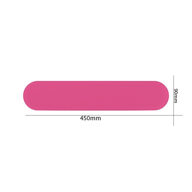 Riešo poilsio kilimėlis klaviatūrai ir peleiai su atminties putomis, anti-slip gumos danga, vienpusė, didelė plokštė, OEM pritaikymas