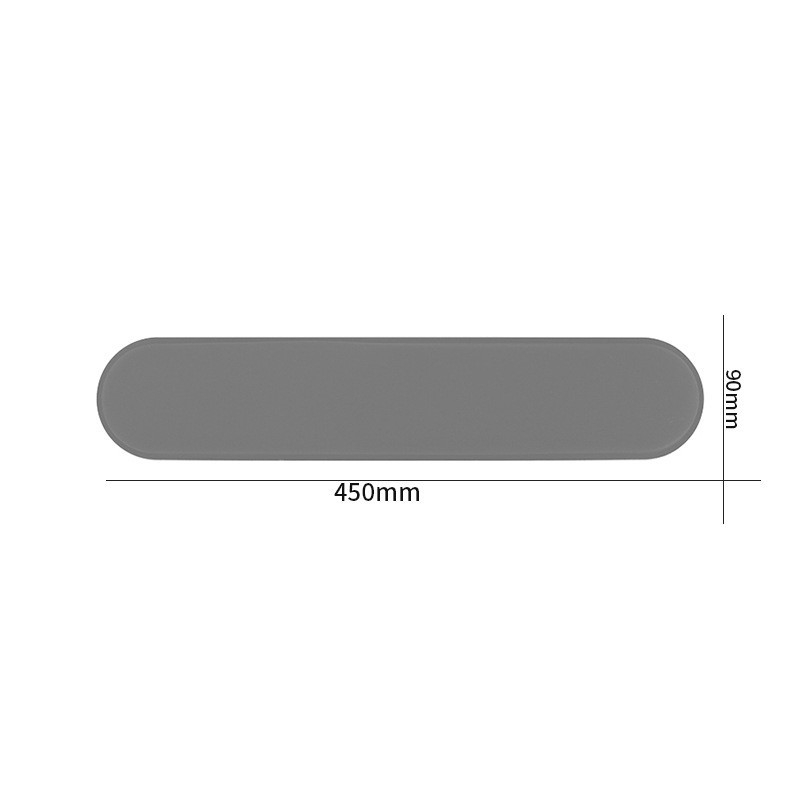 Riešo poilsio kilimėlis klaviatūrai ir peleiai su atminties putomis, anti-slip gumos danga, vienpusė, didelė plokštė, OEM pritaikymas
