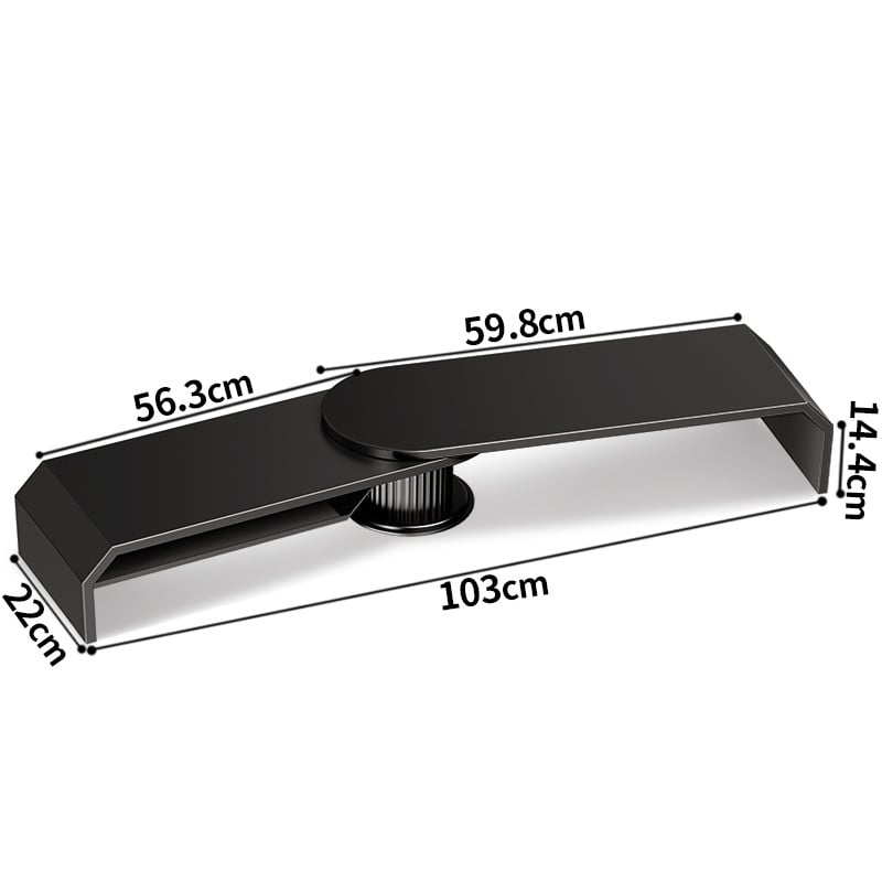 Διπλής οθόνης περιστρεφόμενη βάση ανύψωσης για υπολογιστή, φορητό και επιτραπέζιο monitor – μεταλλική, καθολική