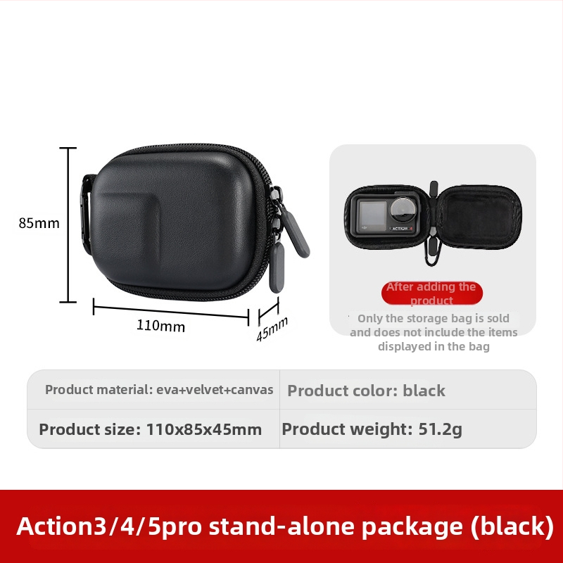 Prenosný úložný obal pre DJI Osmo Action 5 Pro/4/3 a GoPro kamery