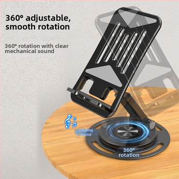 Držiak na telefón – plastový, stolný, skladací, s vysúvacou podperou pre tablet, Magic Bear