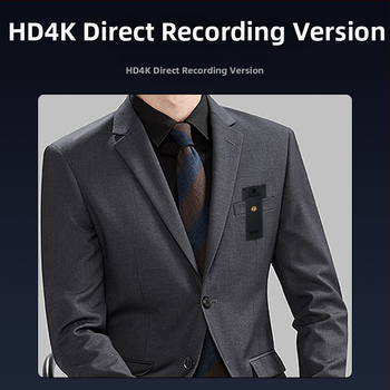 Teisėsaugos kūno kamera, 4K 2160P, 90° matymo kampas, Wi-Fi, USB/HDMI išvestis, palaiko TF kortelę iki 128 GB