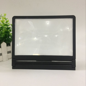 Telefon képernyőnagyító 3D HD videóval, szemvédelem és sugárzás elleni védelem, univerzális stílus, lazy-bracket