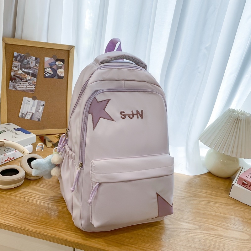 Uniszex nylon hátizsák, légpárnás vállpántokkal, kapacitás alatt 20 L, 8 hüvelykes laptophoz, poliészter bélés