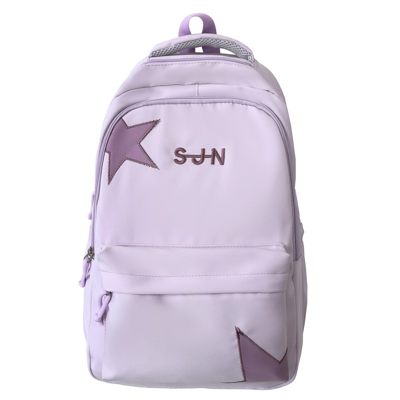 Uniszex nylon hátizsák, légpárnás vállpántokkal, kapacitás alatt 20 L, 8 hüvelykes laptophoz, poliészter bélés