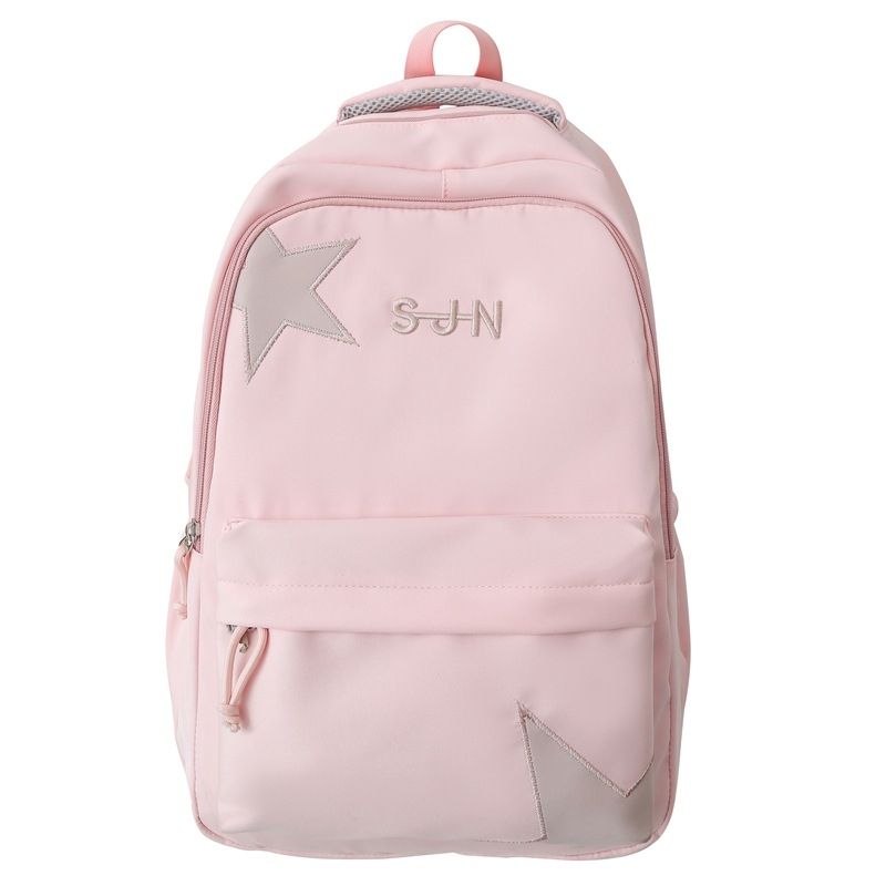 Uniszex nylon hátizsák, légpárnás vállpántokkal, kapacitás alatt 20 L, 8 hüvelykes laptophoz, poliészter bélés