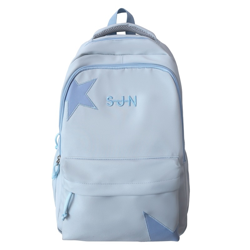 Uniszex nylon hátizsák, légpárnás vállpántokkal, kapacitás alatt 20 L, 8 hüvelykes laptophoz, poliészter bélés