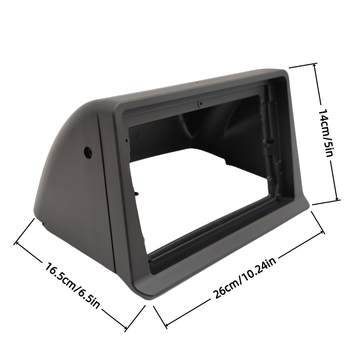 Okvir za središnji panel navigacije DVD za Mitsubishi Pajero V31 – ABS+PC, 0,5 kg, kompatibilno s godinama 1991–2000