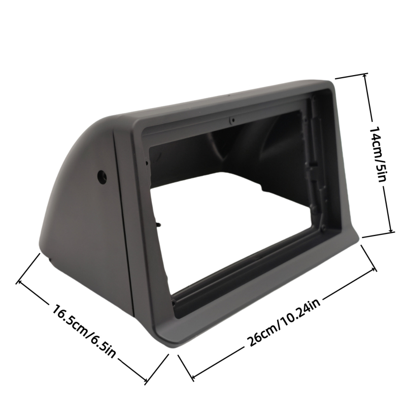 Okvir za središnji panel navigacije DVD za Mitsubishi Pajero V31 – ABS+PC, 0,5 kg, kompatibilno s godinama 1991–2000