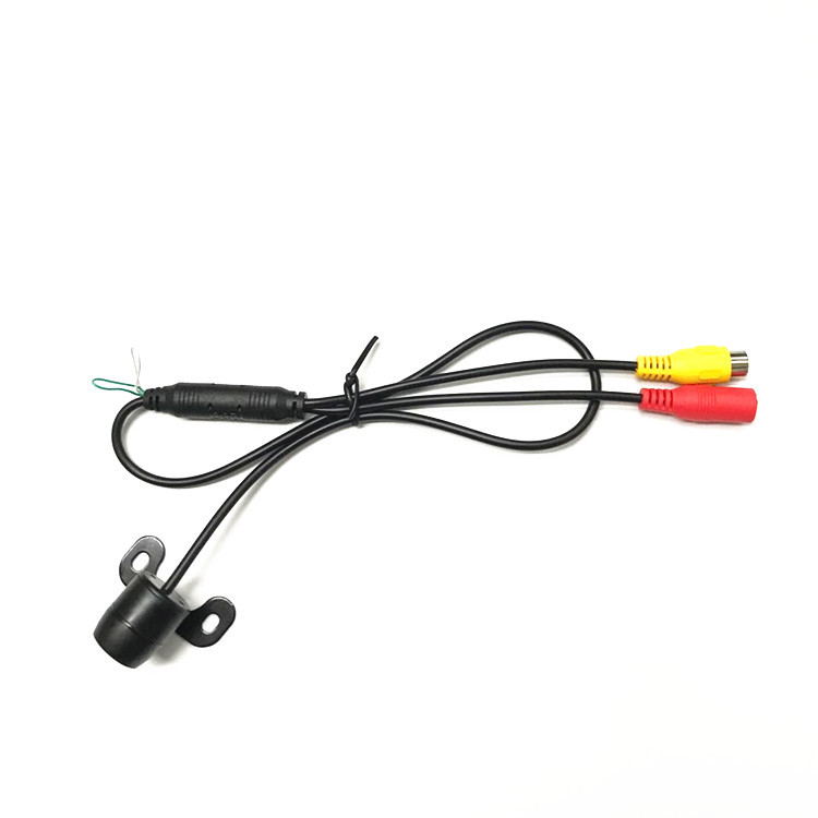 Priekinė ir galinė dvigubo naudojimo kamera stovėjimui, 12V automobiliui, HD 18.5, raiška 688x488, CVBS, 90° reguliuojamas