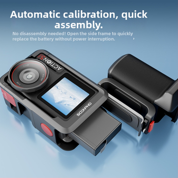 Metāla rāmis DJI Action5 Pro/4/3 ar rokturi ielu filmēšanai