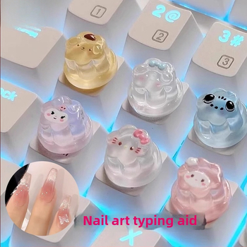 Klaviatūros klavišų dangteliai — gražūs ilgi nagai, manikiūro pagalbininkas, rašymui ir žaidimams, medžiaga Youfanggang