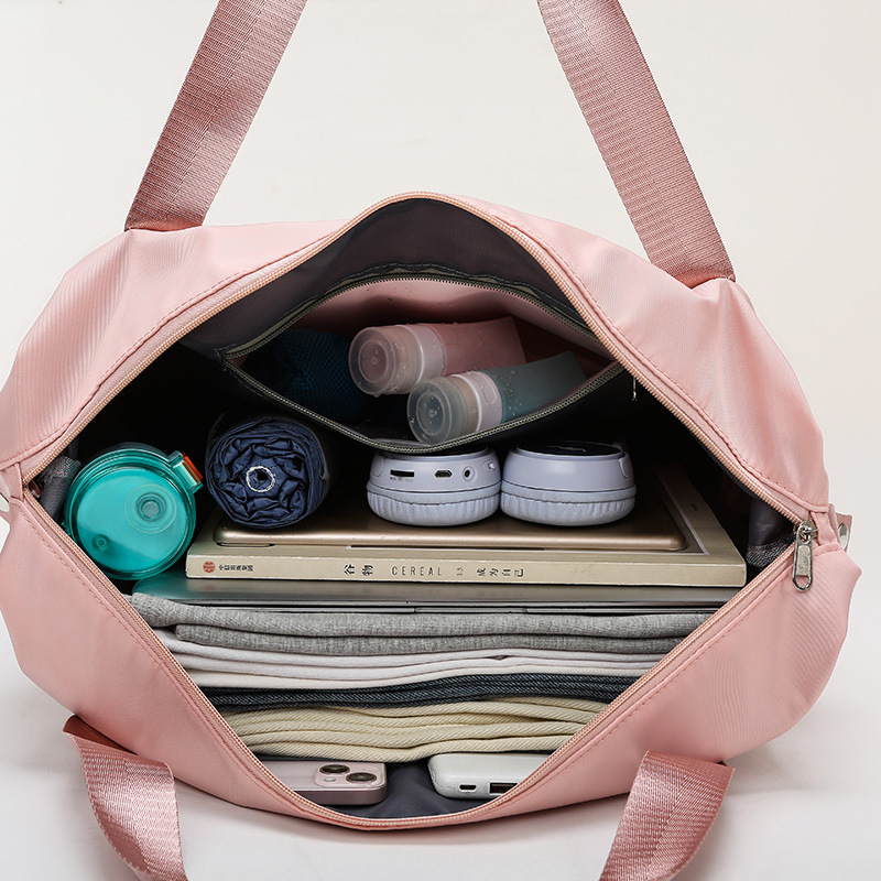 Putna torba s odjeljkom za suho/mokro, vodootporna, otporna na habanje, kapacitet 20-35L, Oxford tkanina