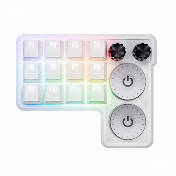 YYR4 Ψηφιακό keypad για ρετουσέρ, επεξεργαστές, εικονογράφους και σχεδιαστές — 12 πλήκτρα, USB-C, Μετά την πώληση: τρεις εγγυήσεις