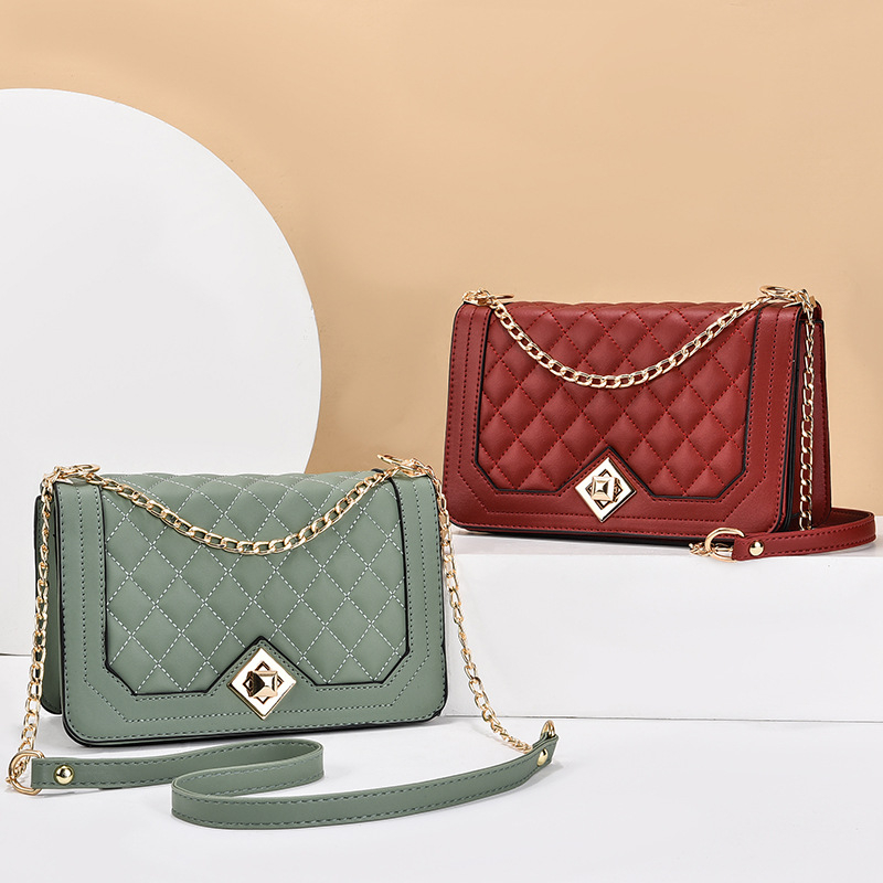 Geantă mică pătrată din PU, crossbody cu fermoar, siluetă orizontală, căptușeală poliester, buzunar interior cu fermoar