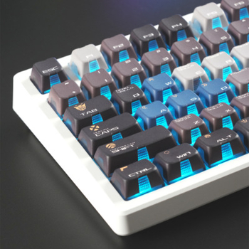 XVX Fearless Contract – Tema Aurora, Set capace taste, Material PBT+PC, 125 taste, Iluminare RGB, Sublimație în două culori, Compatibil cu switch-uri MX