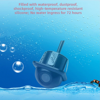 CCD dviejų jungiklių kupolinė automobilių kamera atbulinei vaizdai, plataus kampo