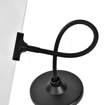 Επιτραπέζιος μεγεθυντικός φακός με μεταλλικό εύκαμπτο βραχίονα, 4x μεγέθυνση, μεγάλο τετράγωνο καθρέπτης, HD για ανάγνωση και επιθεώρηση