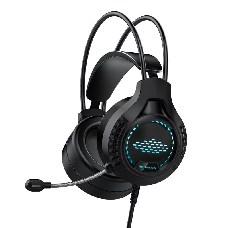 Gaming slušalice Ak3, žične, 50mm zvučnik, 3,5mm priključak, 20–20kHz, mikrofon, umjetne kožne jastučiće, 2m kabel