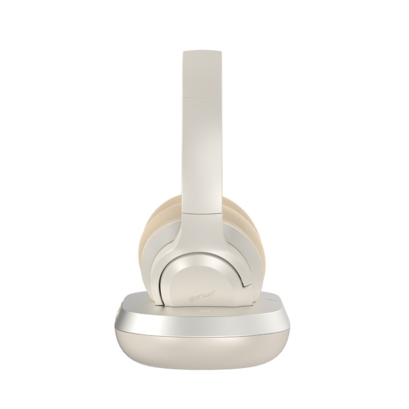 Ασύρματα ακουστικά τηλεόρασης 2.4G, κράνος για προβολή τηλεόρασης με μικρόφωνο, USB και 3,5 mm βύσμα, εύρος 20–20 kHz