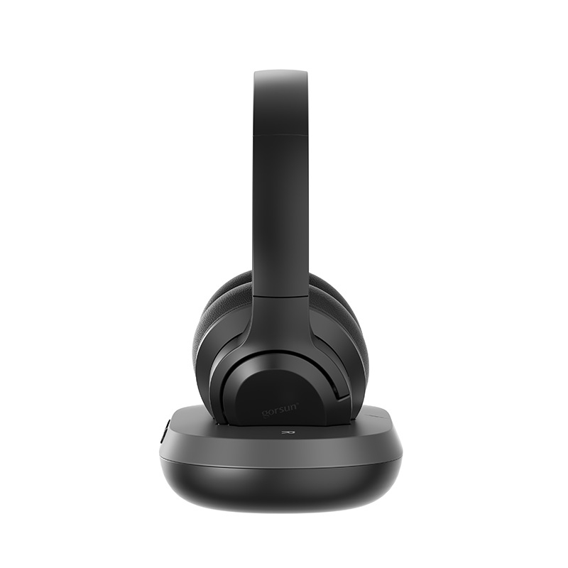 Ασύρματα ακουστικά τηλεόρασης 2.4G, κράνος για προβολή τηλεόρασης με μικρόφωνο, USB και 3,5 mm βύσμα, εύρος 20–20 kHz