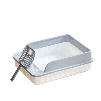 Κουτί άμμου για γάτες – πλήρως ημι-κλειστό, προστασία από διασπορά άμμου, υλικό PP, μάρκα Qinshang