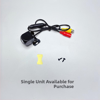 Automobilio atbulinės eigos kamera CCD-17, infraraudonųjų spindulių naktinis matymas, platus kampas, montuojama į transporto priemonę (CCD-17, 12V, CVBS)