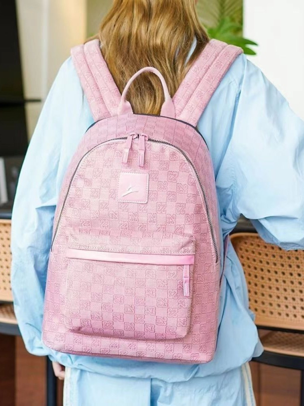 Unisex hátizsák kockás mintával – 20 L alatt, kompatibil 12 hüvelykes laptophoz, kopásálló, görbült vállpántokkal
