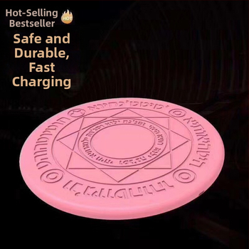 10W bezdrôtová nabíjačka – Magic Circle disk, rýchle nabíjanie so zvukovým efektom, vstup 9V, výstup 1A