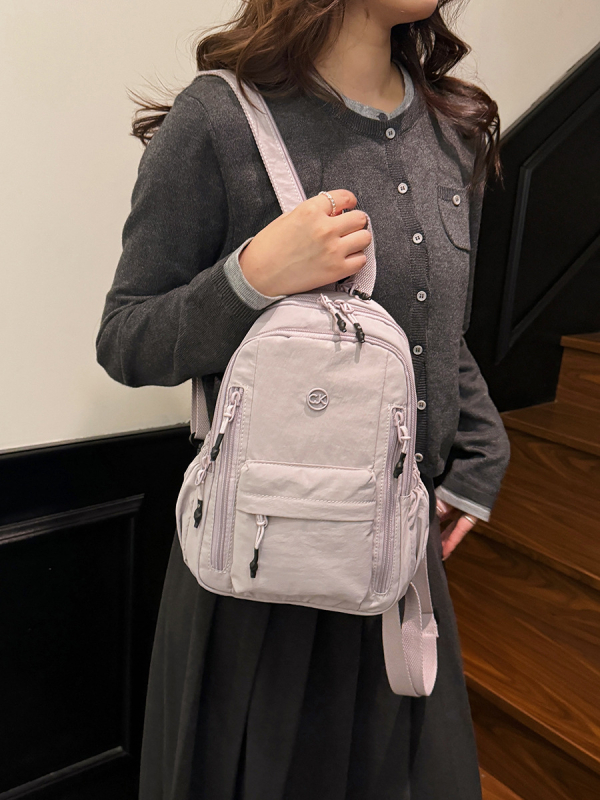 Unisex nylon ruksak za svakodnevnu upotrebu i putovanja, kapacitet 20–35 L, pogodan za 14-inčni laptop, lagan, remeni s jastukom zraka, ležerni stil putovanja