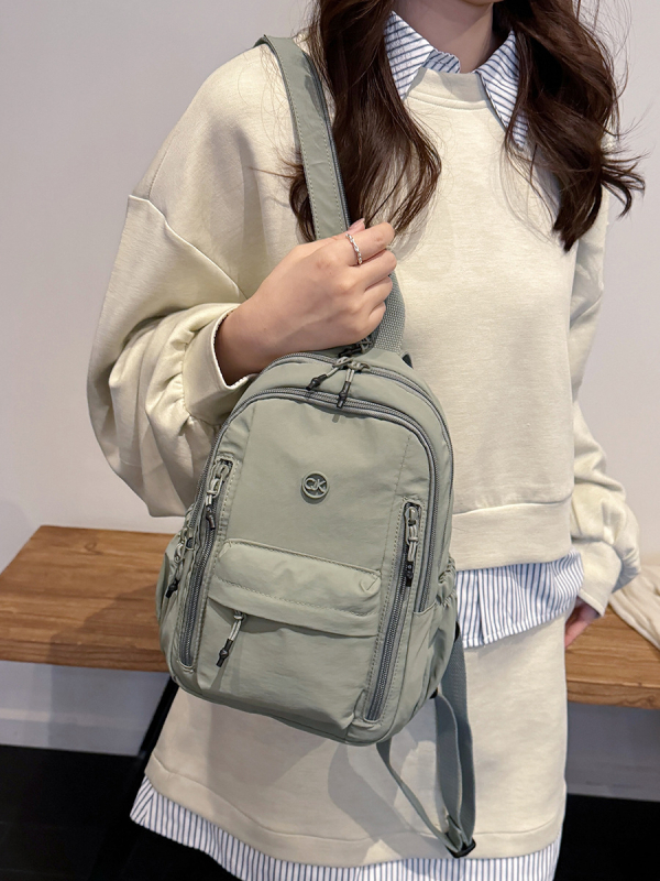 Unisex nylon ruksak za svakodnevnu upotrebu i putovanja, kapacitet 20–35 L, pogodan za 14-inčni laptop, lagan, remeni s jastukom zraka, ležerni stil putovanja