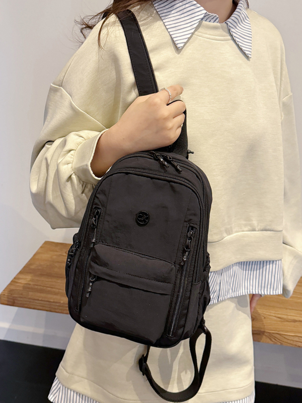 Unisex nylon ruksak za svakodnevnu upotrebu i putovanja, kapacitet 20–35 L, pogodan za 14-inčni laptop, lagan, remeni s jastukom zraka, ležerni stil putovanja