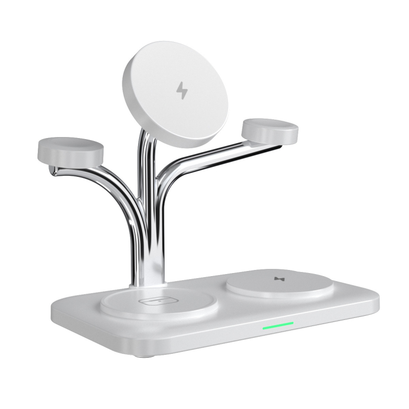 Stand de încărcare wireless 5 în 1 pentru iPhone: PD, 15W, încărcare magnetică, încărcare ceas