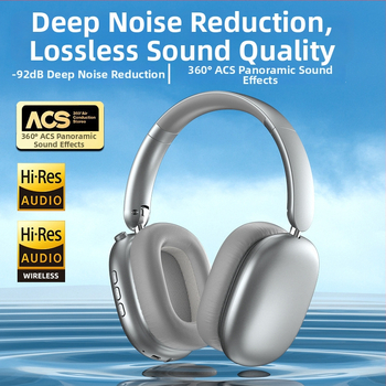 Bezdrôtové Bluetooth slúchadlá s aktívnou redukciou šumu, dizajn na nosenie na hlave, dosah 10 m, 8+ hodín výdrže, Realtek čip, Bluetooth 5.0