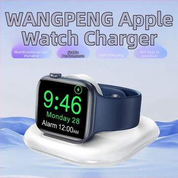 iWpeng stojan na nabíjanie Apple Watch s PD a magnetickým nabíjaním — celkový výkon 5W, výstupný výkon 2.5W, výstupný prúd 0.5A