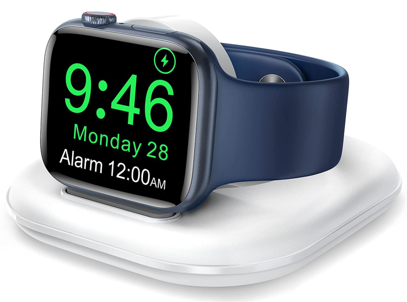 iWpeng stojan na nabíjanie Apple Watch s PD a magnetickým nabíjaním — celkový výkon 5W, výstupný výkon 2.5W, výstupný prúd 0.5A