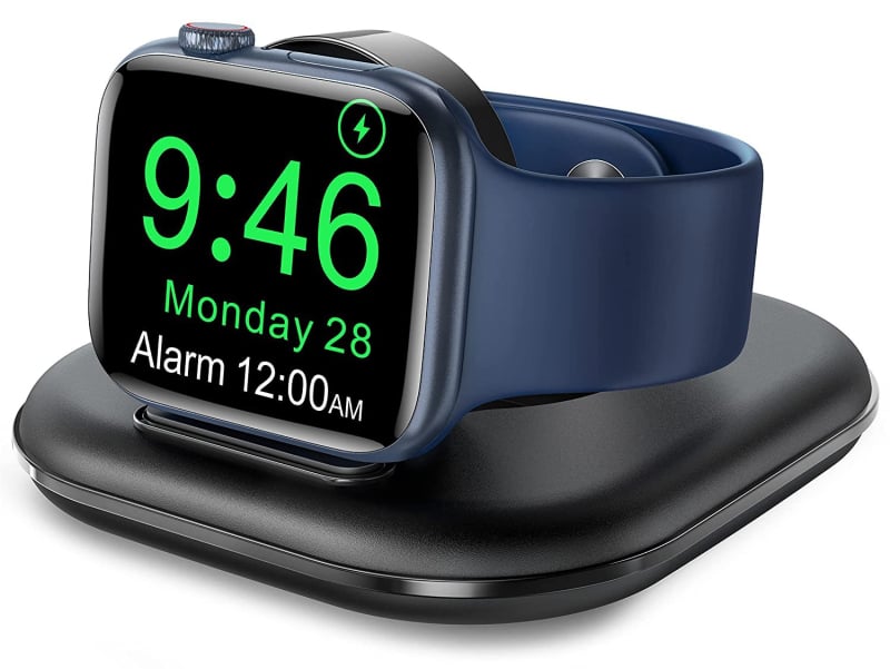 iWpeng stojan na nabíjanie Apple Watch s PD a magnetickým nabíjaním — celkový výkon 5W, výstupný výkon 2.5W, výstupný prúd 0.5A