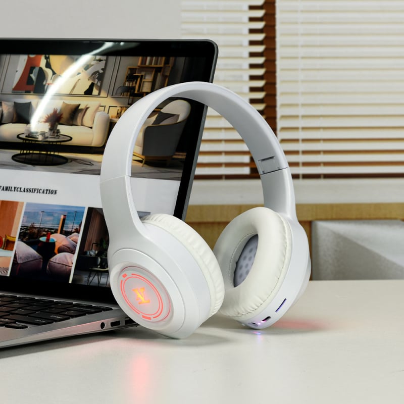 M9 Bluetooth Over-Ear Ακουστικά με Μικρόφωνο για Gaming, Ασύρματα, Bluetooth 5.2, Διάρκεια μπαταρίας 4-8 ώρες, Αντίσταση 360 Ω, Ευαισθησία 108 dB