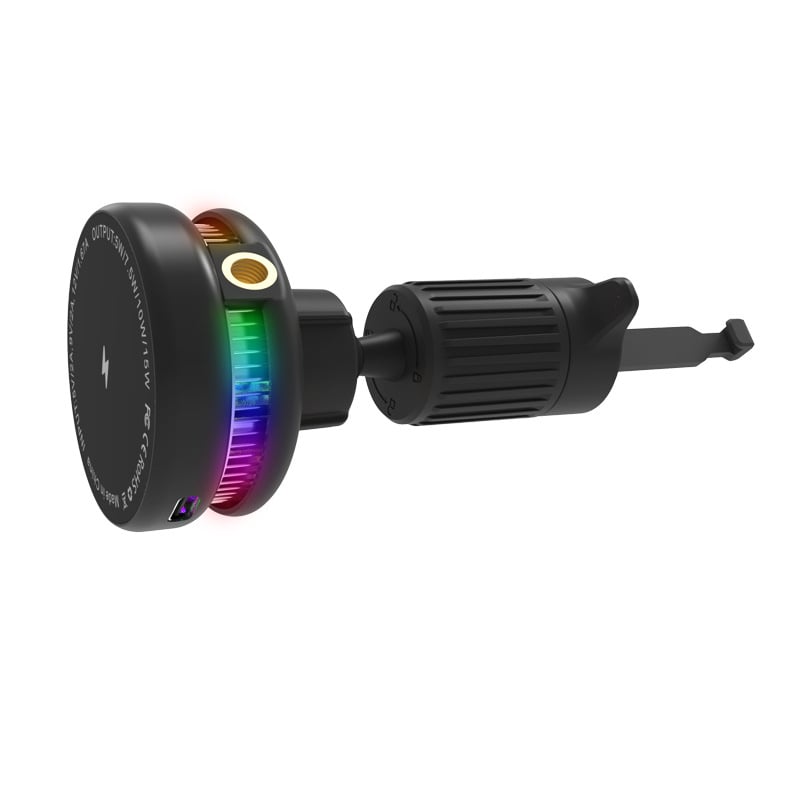 Q6Qi2 Încărcător Wireless cu răcire pe bază de semiconductori, magnetic, 25W pentru iPhone, clip spate cu radiator – PD Încărcare rapidă, 12V 2.1A