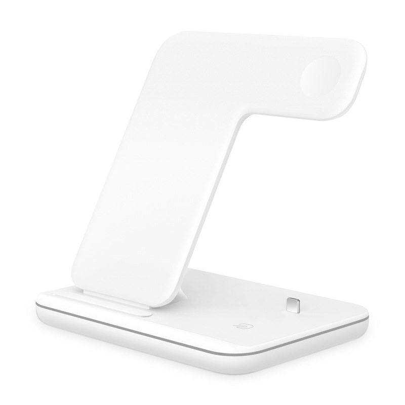 3-u-1 bežični punjač s držačem za iPhone, AirPods i Apple Watch — 15W, QC3.0, ulaz 12V, izlaz 3A